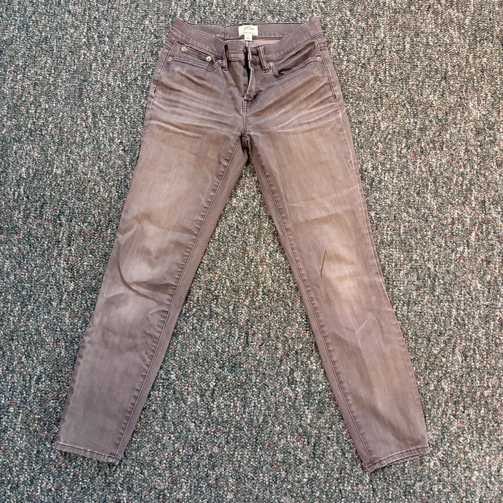 J. Crew Toothpick Skinny Jeans - Gray Wash